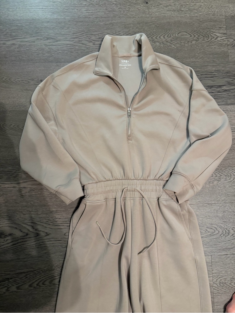 Women’s Taupe jumpsuit - Picture 2 of 5